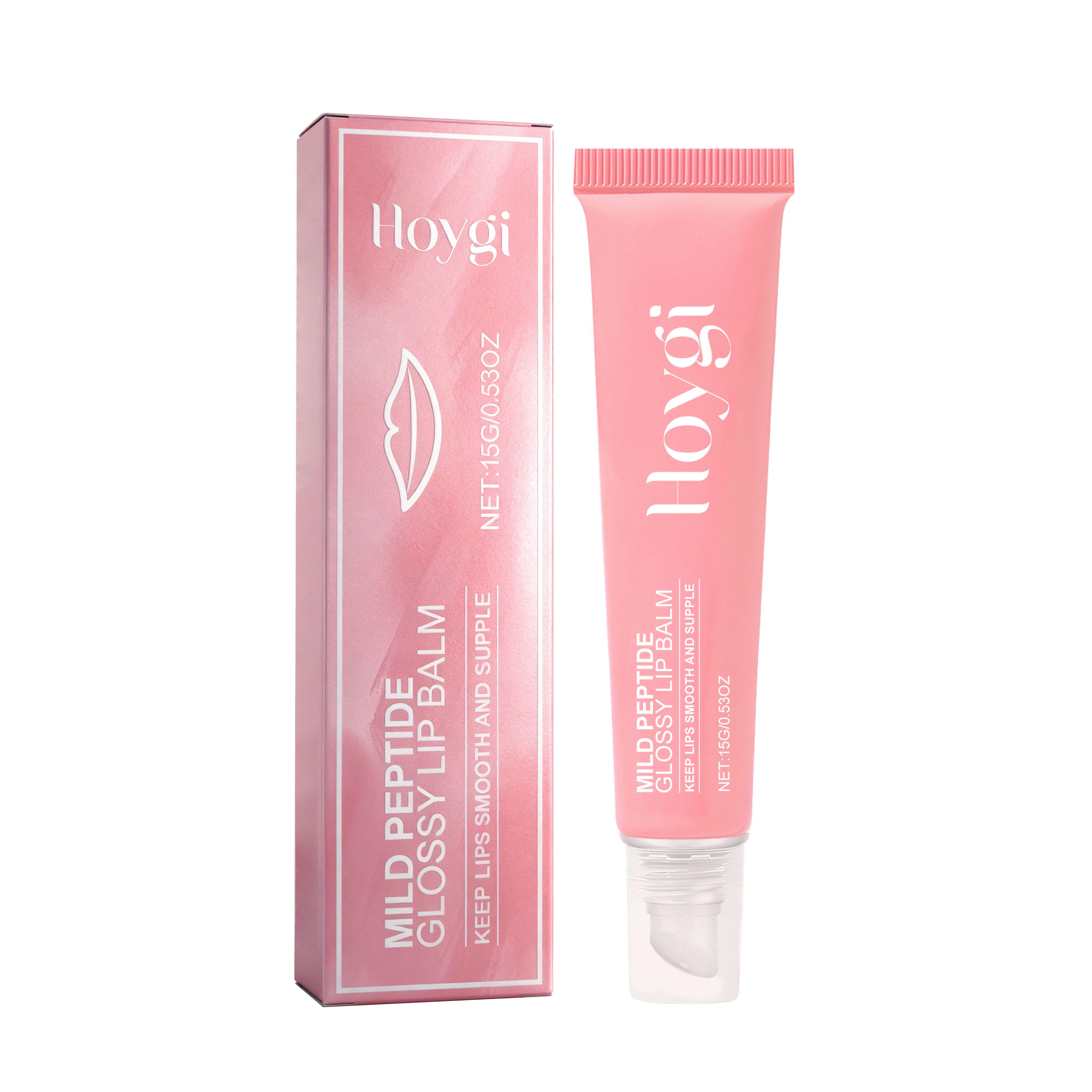 Hoygi Glossy Moisturizing Lip Balm Nourishing Lip Gloss Soft Lips Water Glossy Glass Pouty Lips Daily Care