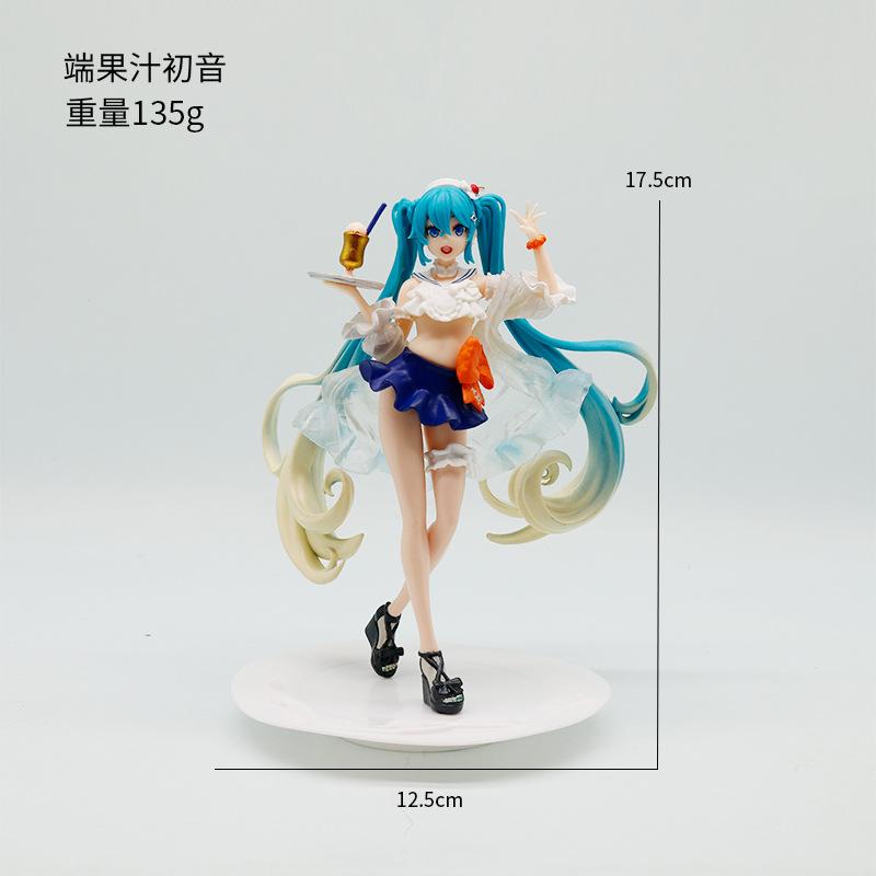 Cute Girl Hatsune Miku Anime Character Fashionable Suitable For Desktop Decoration Ornaments Doll Christmas Gift Pvc Collectible