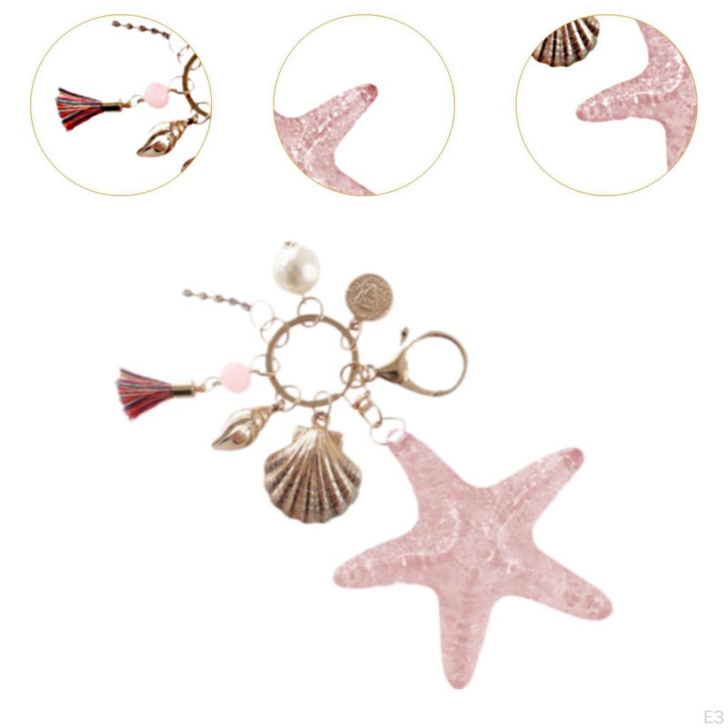 Hvězdice Keychain dárek pro přátele kabelka kouzlo na batoh taška dekorace