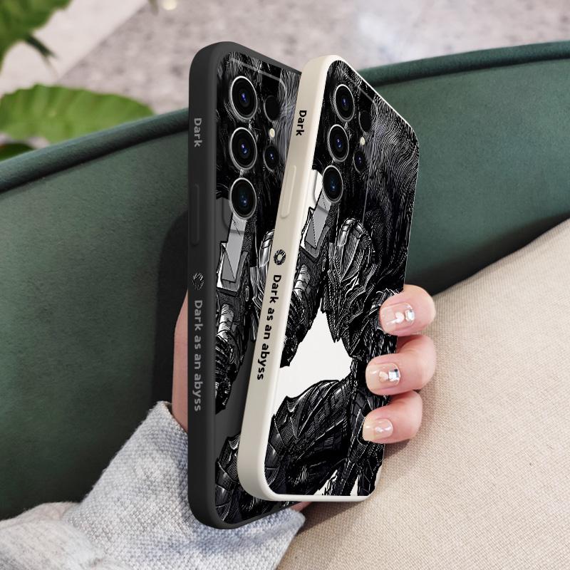 Dark Mech Phone Case For Samsung Galaxy S24 S23 S22 S21 S20 S10 S10E Ultra Plus FE Note 20 Ultra 10 Plus Cover