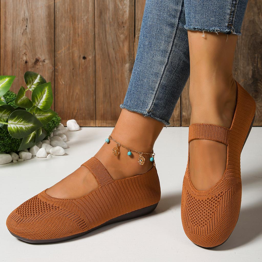 Fashion New Summer Cloth Shoes Women's Fashion Round Toe Shallow Mouth Soft Sole Breathable Non-slip Flat Single Shoes