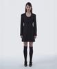 Mausolleum Jenn Round Neck Suit Jacket Dress - Black
