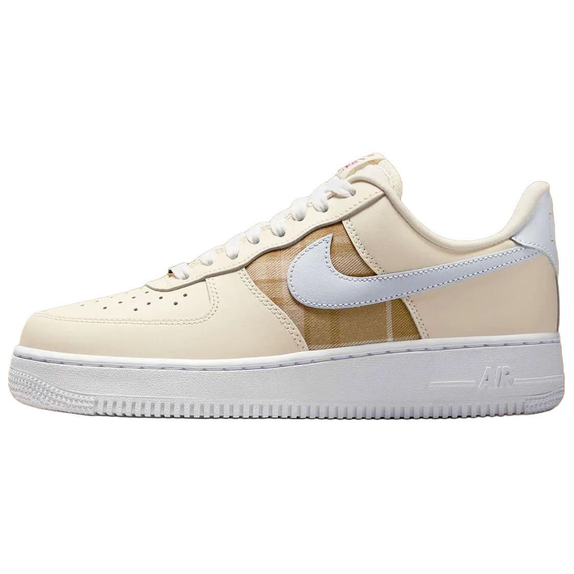 

Nike Женские кроссовки Air Force 1 07 LX Коричневая клетка Кремовый Мягкая груша Призрачно-белый IH7352-001 36.5