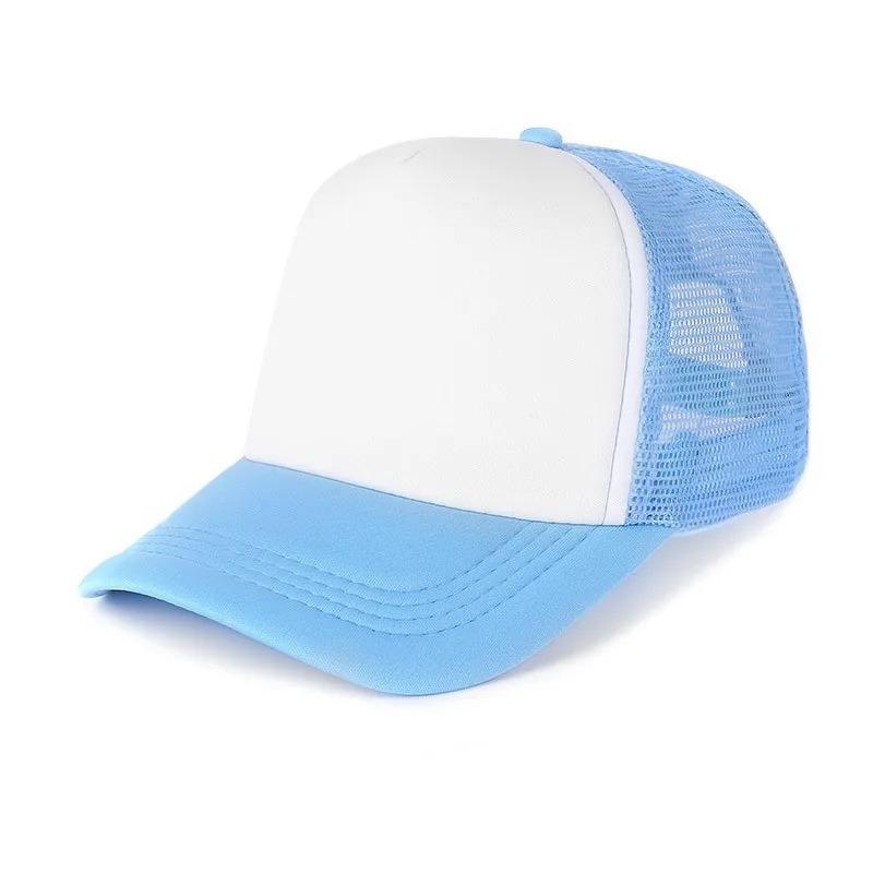 Unisex Cheaper 5 Panel Trucker Hat For Adult Summer Net Baseball Cap Men Women For Him Her Blank Mesh Adjustable Sun Hat Visor