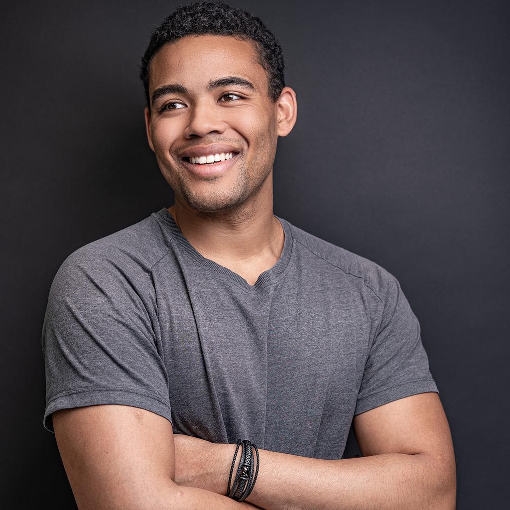 Bracelet 20cm Black Gold PU Leather Bangle Arm Jewelry Braided Wrap [SERASAR] Men's Men's