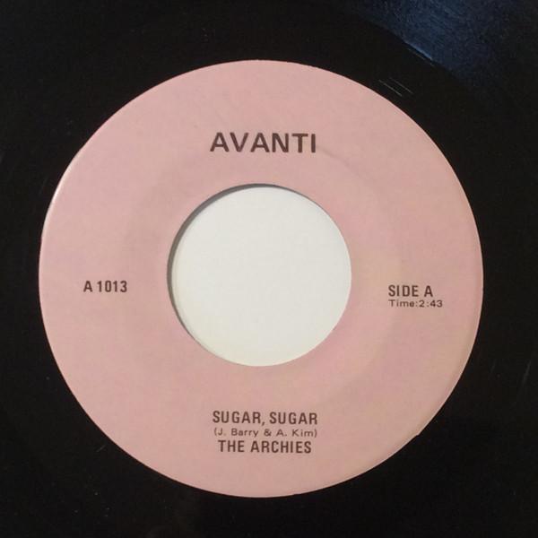 

7inch Record ARCHIES MIKE SARNE WENDY RICHAR Sugar Sugar Come Outside A1013 Avanti 1978 Canada Rock Used
