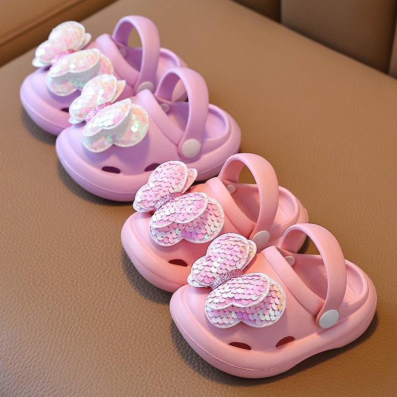 Children's summer slippers for girls1One3Indoor home children's soft-soled non-slip toddler baby clogs
