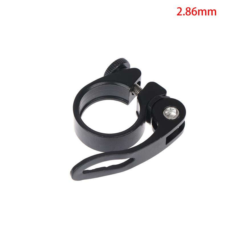 Cykel sadelpindsklemme 28,6/31,8/34,9 mm Aluminiumlegering Sadelrørsklemme Cykel Quick Release Sadelpind Til Mountainbike Rør