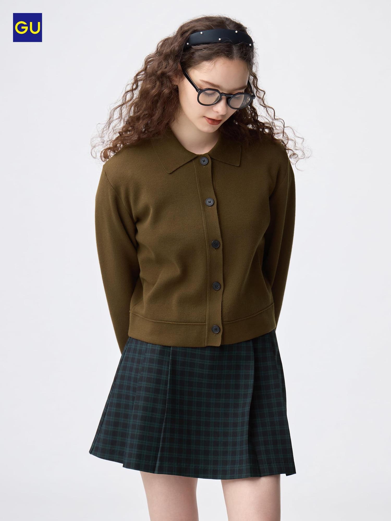 

Uniqlo Кардиган-поло Gu Milano 37 BROWN/WOMEN L