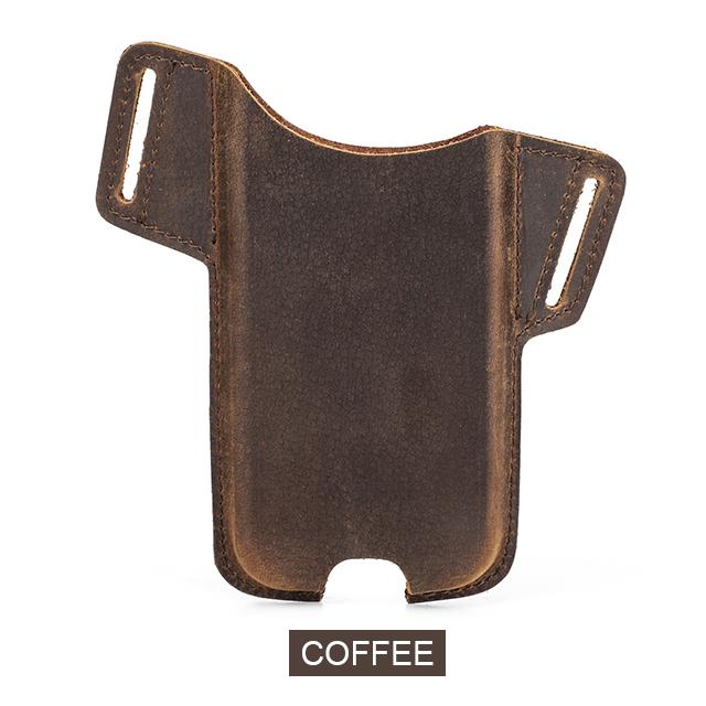 

CONTACT S FAMILY Men s Sports Running Mobile Phone Storage Belt Bag for 5.4-6.9 inch Cellphone iPhone 16 Pro MAX Leather Pockets Small upto 5.4 inch кавовий