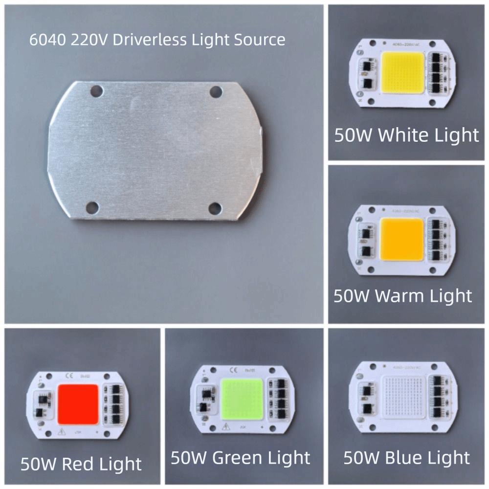 Durable 50W LED Lights Chip No Need Driver DIY COB Bead Landscape Lamps Chip for Garden Lighting Focus Spotlight Flood Lamp