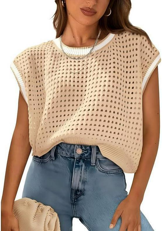 2025 Summer Crochet Raglan Sleeve Sweater Beach Cover-up