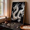 Pearl Dragon DIY Diamond Art Kits 13.7x17.7inch Gem Art Diamond Painting Kits Without Frame for Adults/Beginners Gift Idea Home Wall Decor