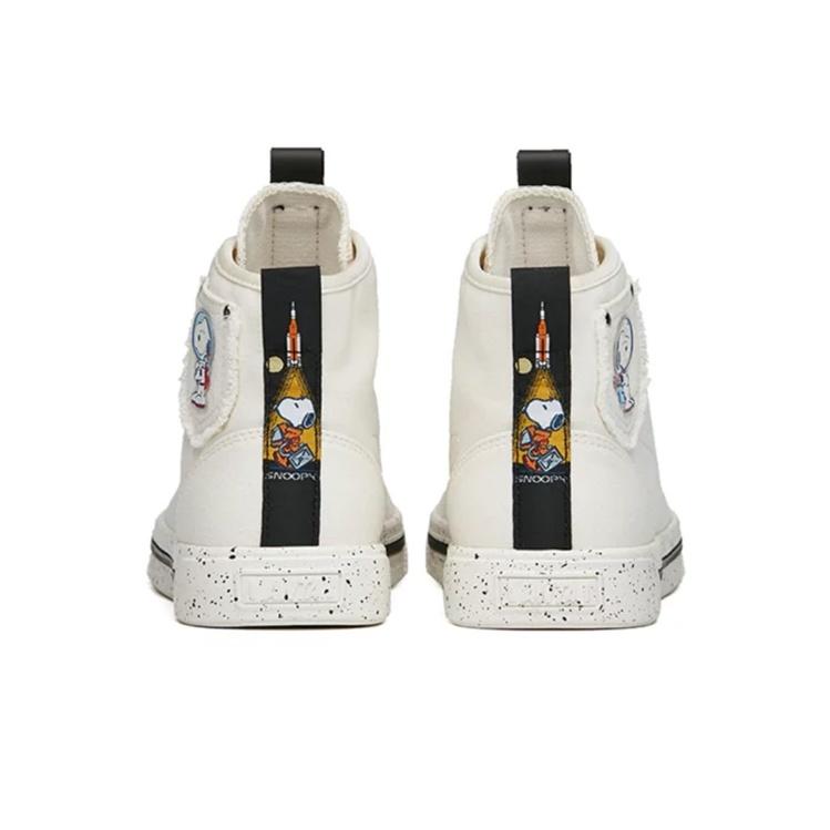 Anta Snoopy X  Drobės aukštakulniai sportbačiai Moteriški sportbačiai Balti Juodi 922138604-3