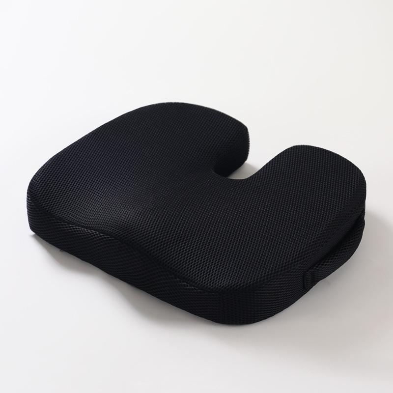 Breathable Memory Foam Lumbar Support Cushion for Office, Car, or Student Chair