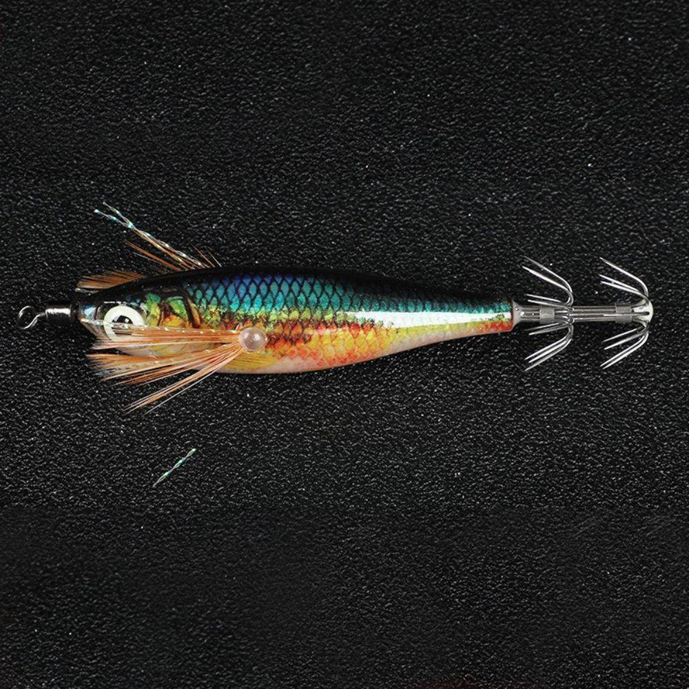 Jig Hook Squid Jig Luminous Prawn Lure Portable Fishing Lure Saltwater Fishing