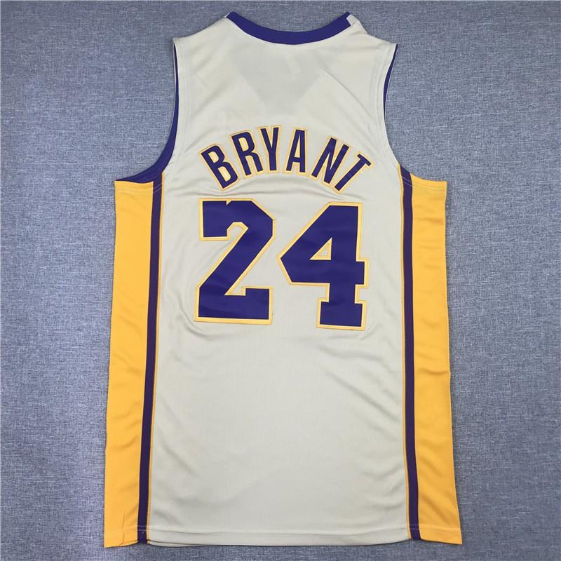 Embroidered NBA Los Angeles Lakers 24 Kobe Bryant Basketball Jersey Men Women Fall Winter