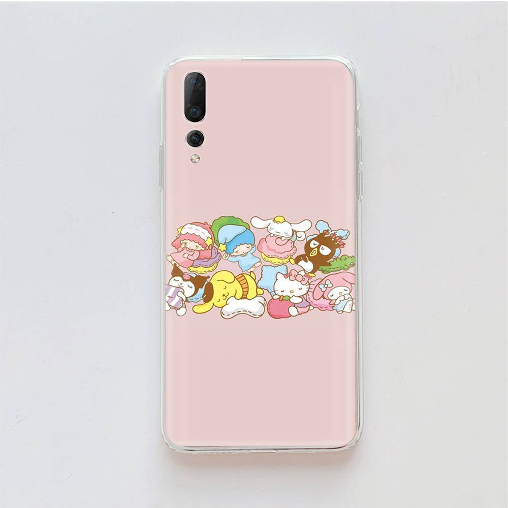 Transparent Case for Samsung A04 A14 A23 M33 M53 Realme 10 9 C35 C55 VIVO X80 Infinix Hot 30 Note 11 Tecno Spark 8P Pro L-14 Sanrio Mix