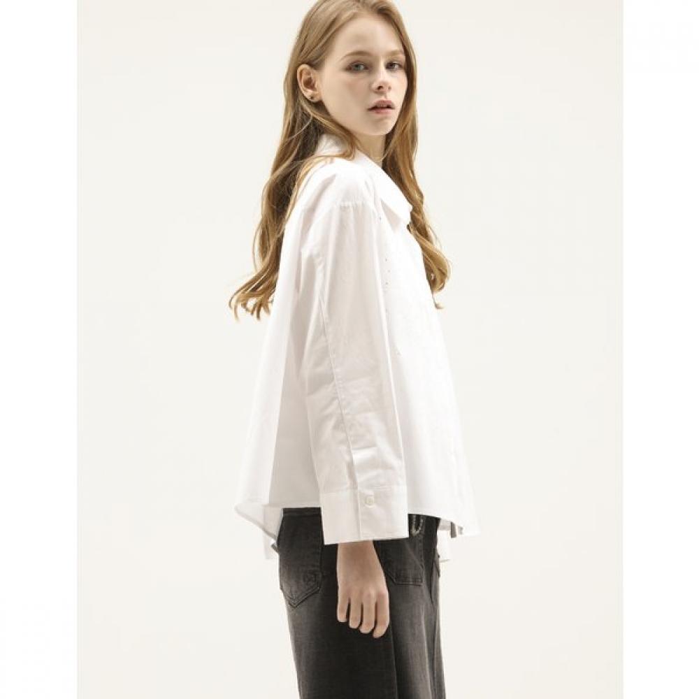 Son Jung Wan Embroidered Point Cotton Shirt Zdr6161142