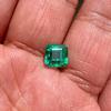 Natural Green Colombian Emerald Certified Asscher Cut 9x9 MM Loose Gemstone