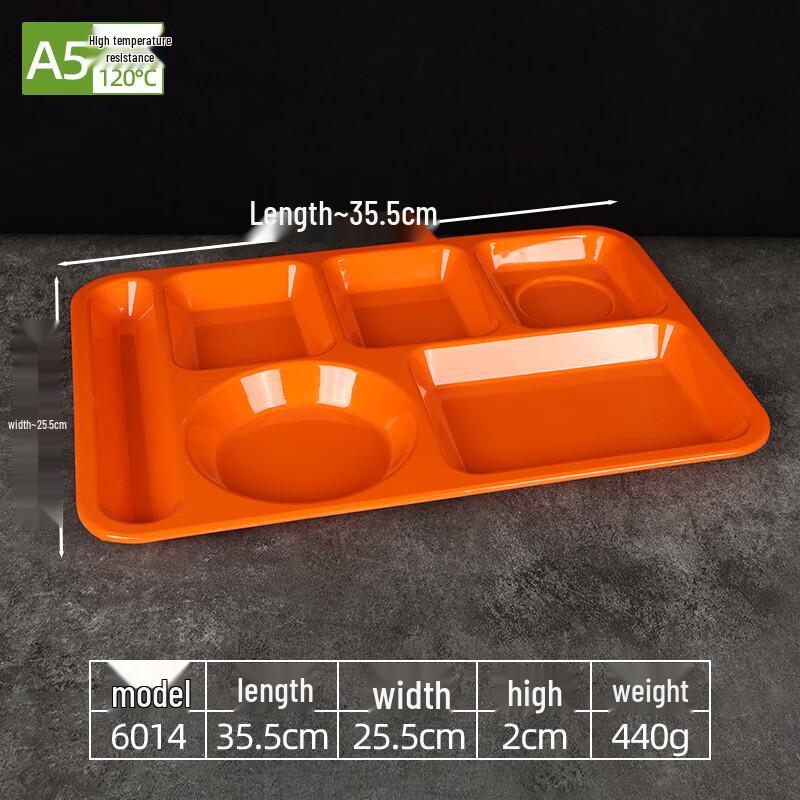 

Commercial Melamine Divided Meal Tray