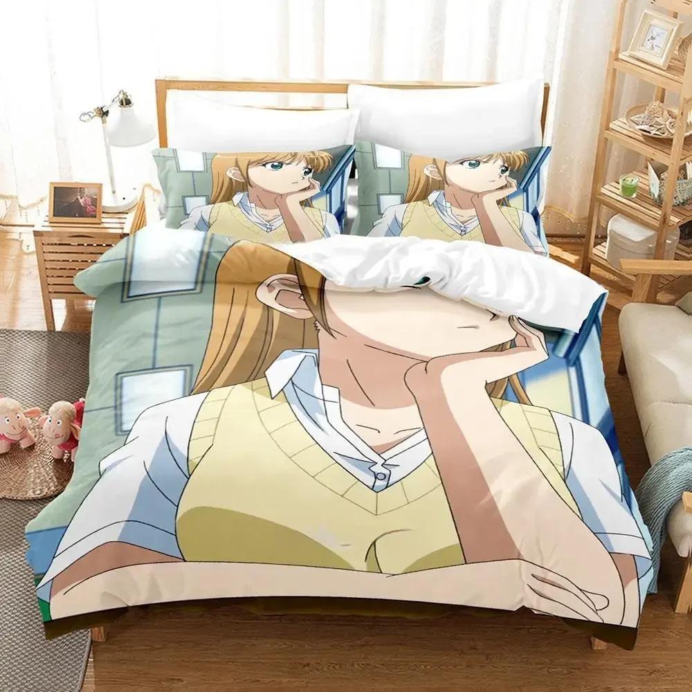 

B Gata H Kei Bedding Set Single Twin Full Queen King Size Bed Set Adult Kid Bedroom Duvetcover Sets 3D Print Anime Bed Sheet Set EU Single 135x200cm