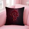 Fashion WWorld Of Warcraft WWOW Cushion Cover Pillowcase Short Plush Invisible zipper Room Sofa Cushion Cover