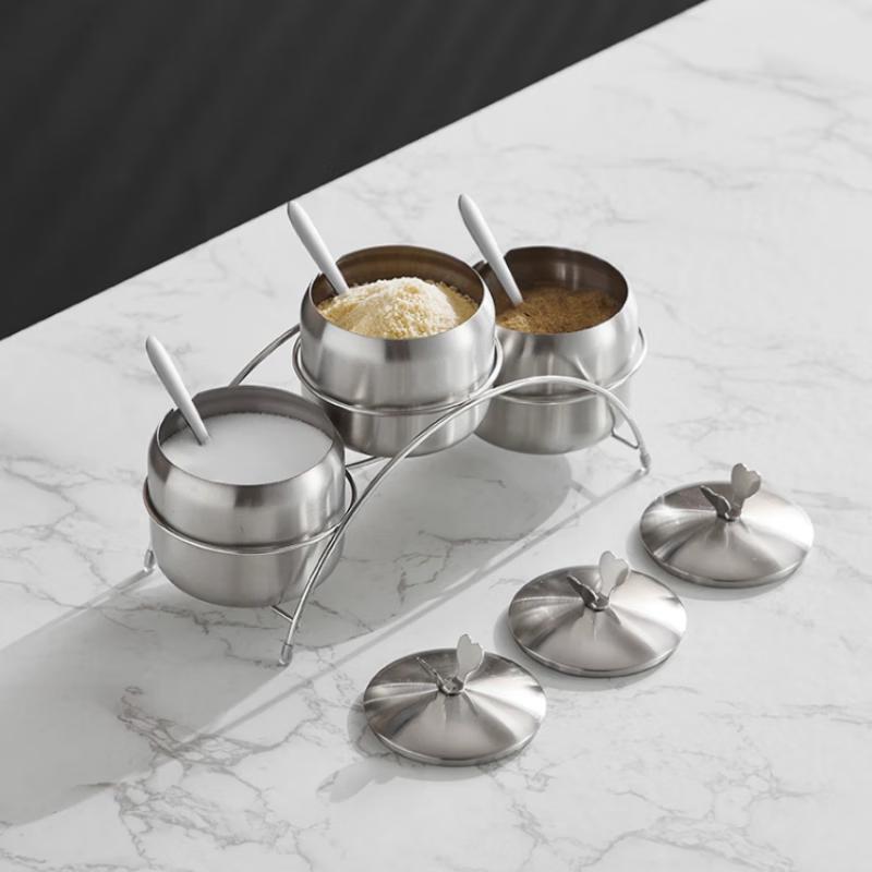 GOWKE Stainless Steel Condiment Organizer
