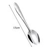 10 pezzi Cucchiaio in acciaio inox Ramen Noodles Cucchiaio da tavola Cucchiaio per insalata di riso Cucchiaio per mescolare Casa Cucina Stoviglie Utensili da cucina
