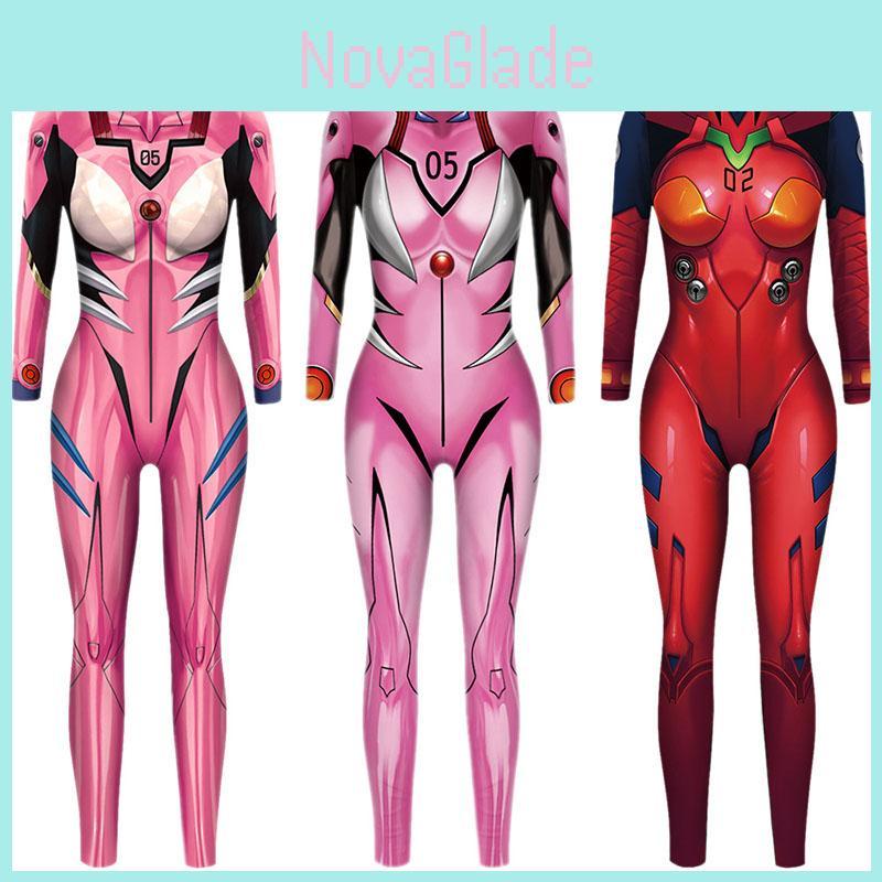 Elegant Eva Neon Genesis Evangelion Cosplay Bodysuit With Exquisite Workmanship And Perfect Stitches