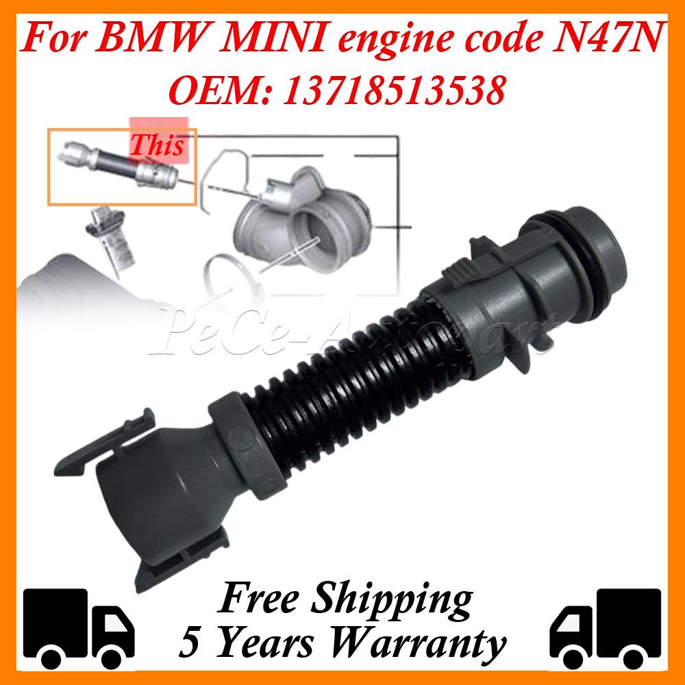 For MINI N47N Intake Breather PIPE R55 R56 R57 R58 R59 R60 R61 Pipe 13718513538