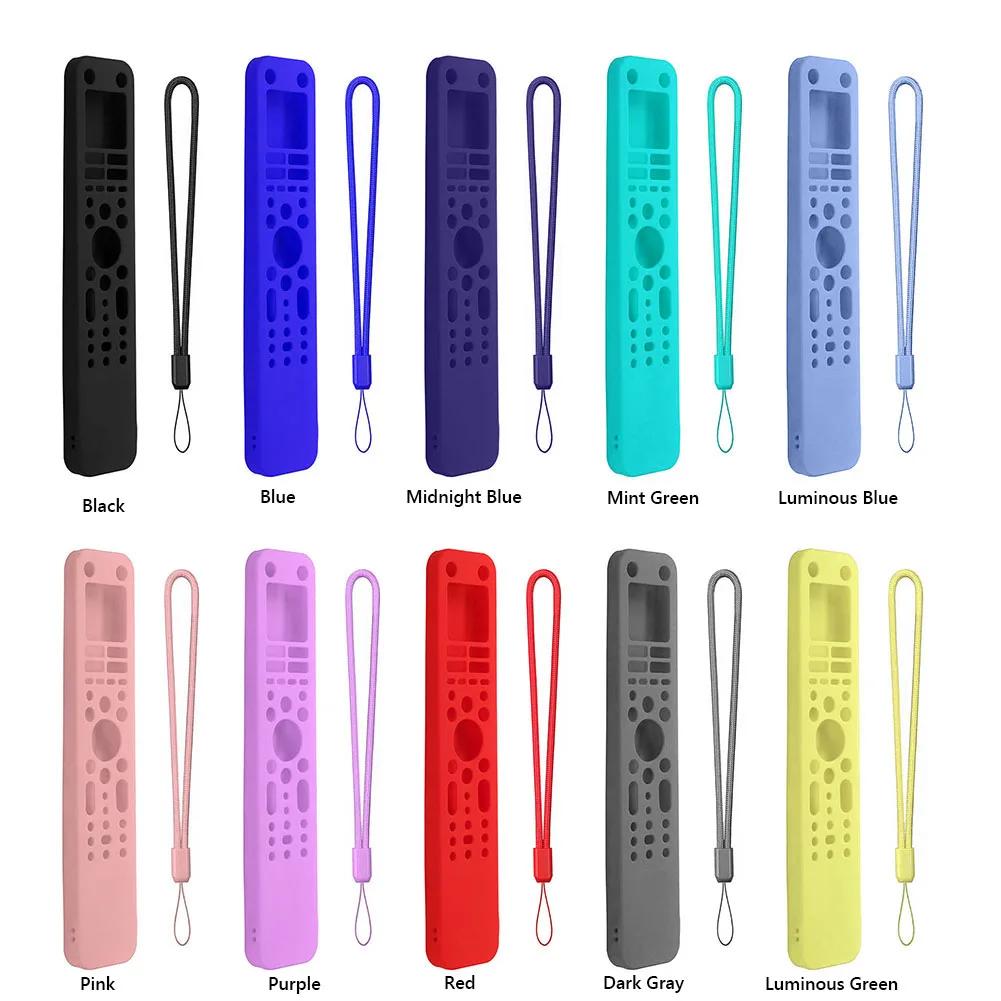 Durable Washable Silicone TV Remote Cover Protector Sleeve with Detachable Lanyard for Sony RMF-TX520 Remote Models