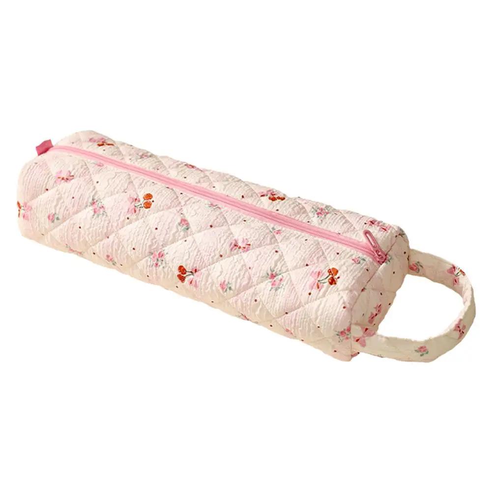 Hair Dryer Storage Bag Quilting Cotton Large Capacity Dustproof Curler Storage Bag With Handle Portable Carrying Case For T J0E9