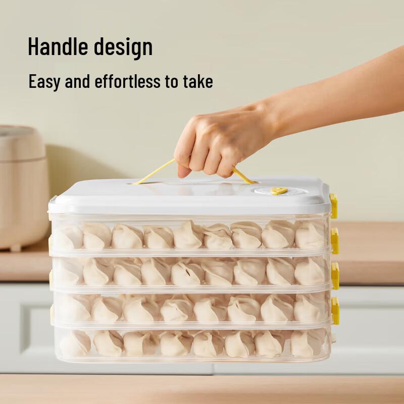 COOKER KING Food-Grade Portable Dumpling & Food Storage Box