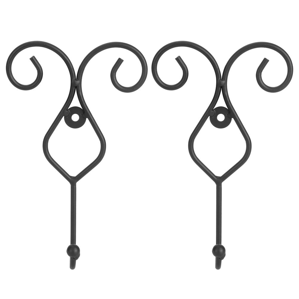 

2pcs Wall Mounted Bathroom Kitchen Door Hook Wall Picture Towel Clothes Hat Hanger Holder