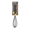 Black Wood Handle Silicone Kitchenware Set: Food-Grade Spatula, Soup Ladle & Cooking Utensils