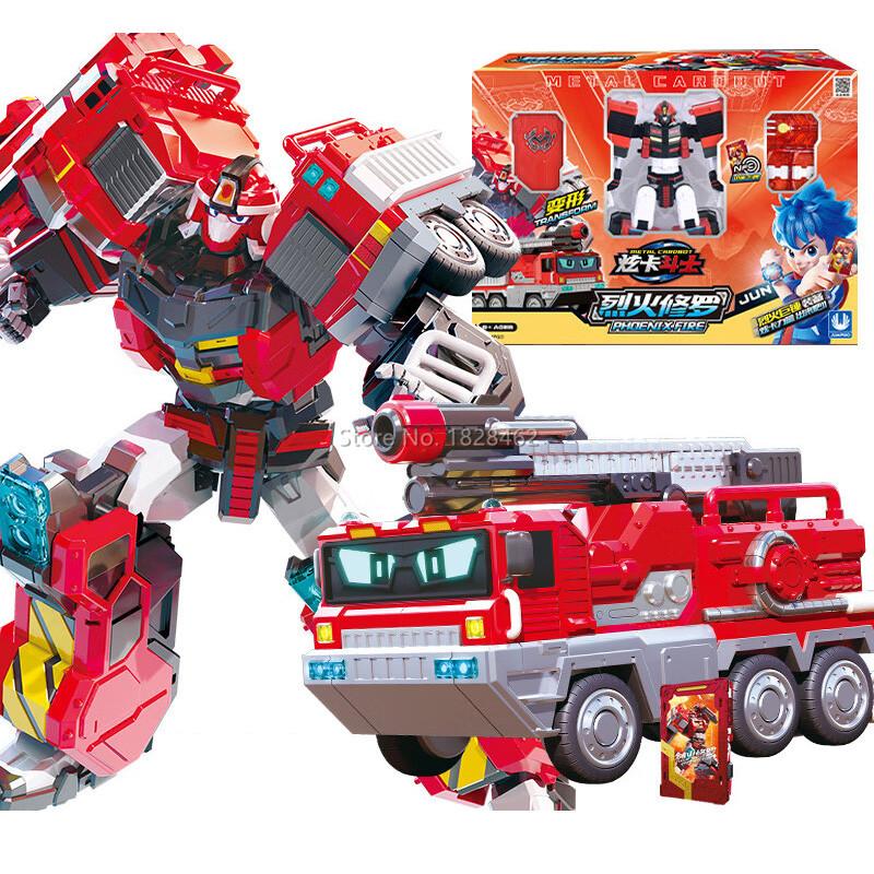 

Новый Металлический Кардбот Трансформирующийся Робот в Машину Фигурки Действия СИНИЙ ПОЛИЦЕЙСКИЙ с Картой Трансформации Игрушки-Машинки для Подарка Ребенку No Color Box