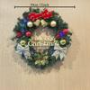 Patriotic Wreaths for Front Door Anniversary Decorations, Memorial Day Wreaths, Festival Celebration USA Flag Printed Wreath