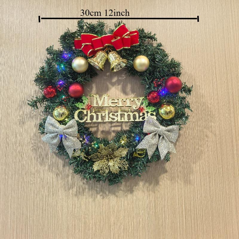 Patriotic Wreaths for Front Door Anniversary Decorations, Memorial Day Wreaths, Festival Celebration USA Flag Printed Wreath