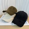 Spring And Autumn Women Wear Letter Hard Top Baseball Cap, Hole, Fashion Trend Versatile Temperament Cap