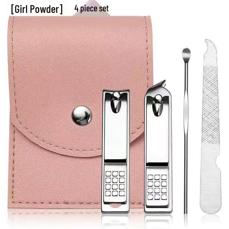 Portable Candy Color Nail Clipper & Manicure Set with Ear Pick