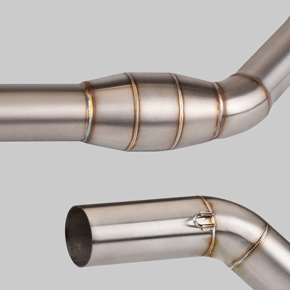 Stainless Steel Exhaust Silencer with Backpressure Drum for CFMOTO NK400/NK650