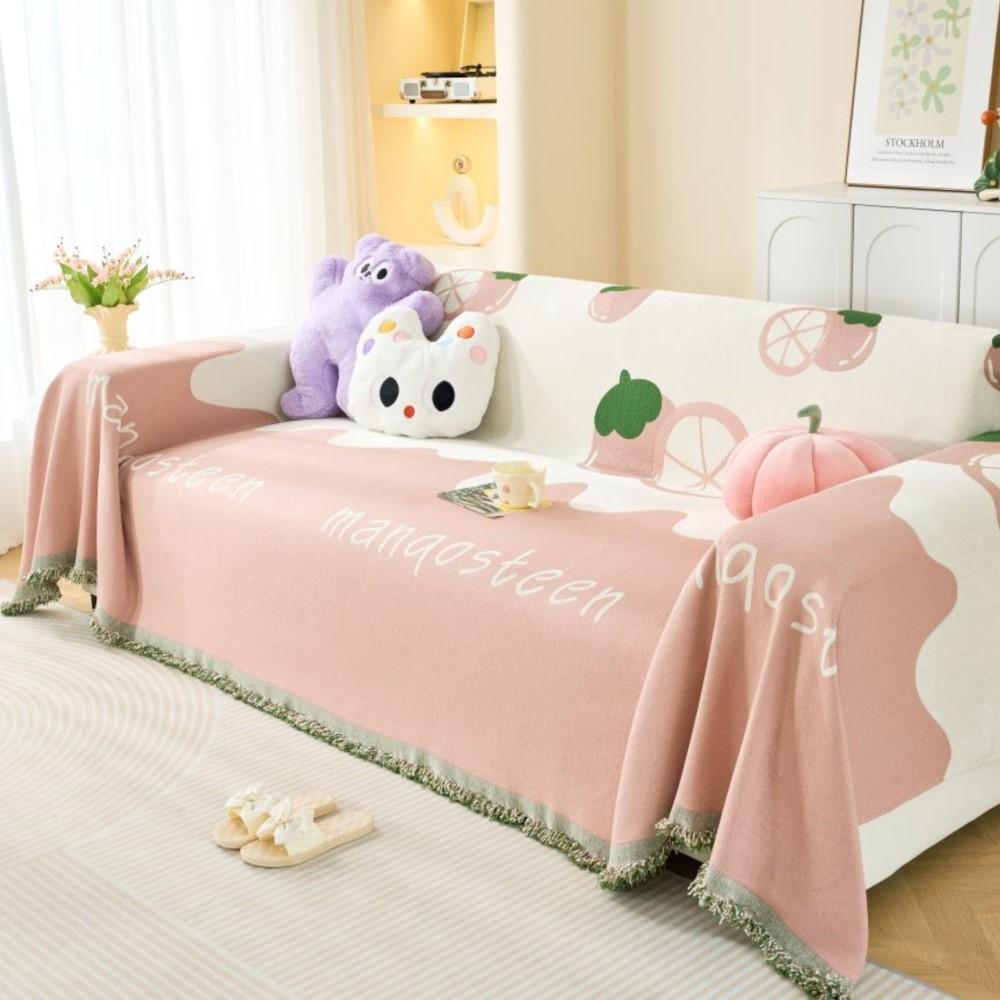 Funda Sofa Home Chenille Kawaii Sofa Mat Throw Blankets All-season Camping Picnic Blanket Cover Sofa Cover