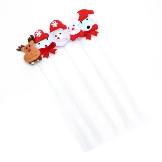 

Рождественские косы, милые гибкие изысканные рождественские очки, очки, косы, аксессуары, украшения, рождественские косы для вечеринки