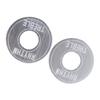 2PCS Electric Guitar Switch Gaskets Three Gear Toggle Switch Indicator Washer Rhythm Treble Ring Plate Silver