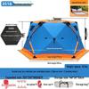 Hexagonal Cotton Ice Fishing Tent - Thickened, No Assembly Needed