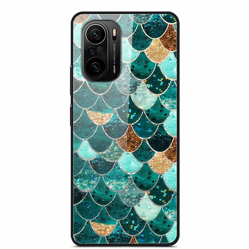 For Xiaomi Poco F3 Case Tempered Glass Hard PC Phone Back Cover For Xiaomi POCO F3 5G Cases Shells PocoF3 F 3 2021 6.67'' Coque