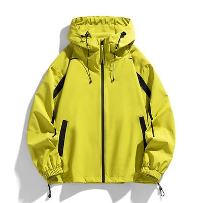 Giacca con Cappuccio Tooling Giacca da Uomo Nuova Primavera e Autunno Taglia Grande Outdoor Funzionale Sportiva Montagna Ricarica Top Abbigliamento da Uomo