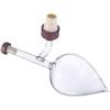 Aerador de Vinho de Vidro, Bico pourer para Garrafa de Vinho Tinto em Formato de Pêssego, Bico Decantador Rápido de Vinho, Dispositivo Profissional para Clarificar Vinho, Dispensador de Álcool