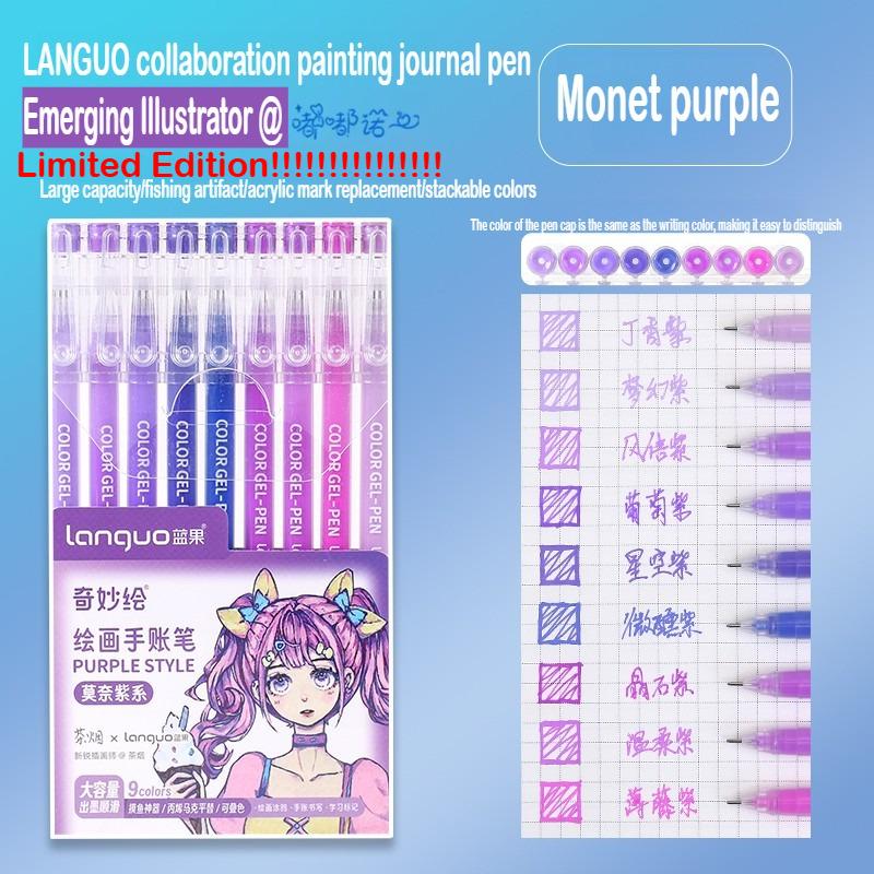 Languo 216 Colori Penna Manuale Multicolore 1,0 mm Colore Morandi Set di Penne Gel e Pennarelli Cancelleria Ufficio Forniture Scolastiche